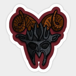 Pagan Ritual Mask Sticker